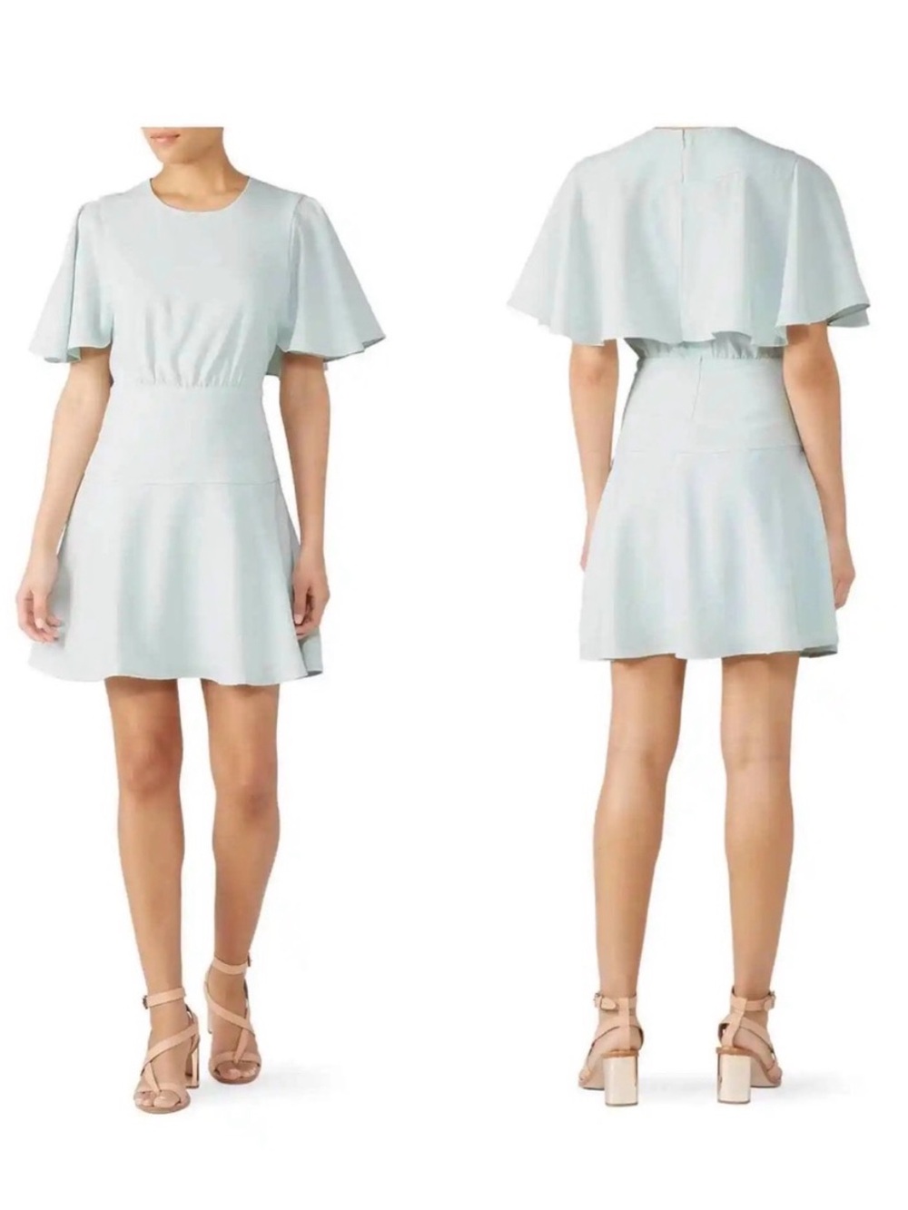 Club Monaco dress Cape Sleeve Mini Dress